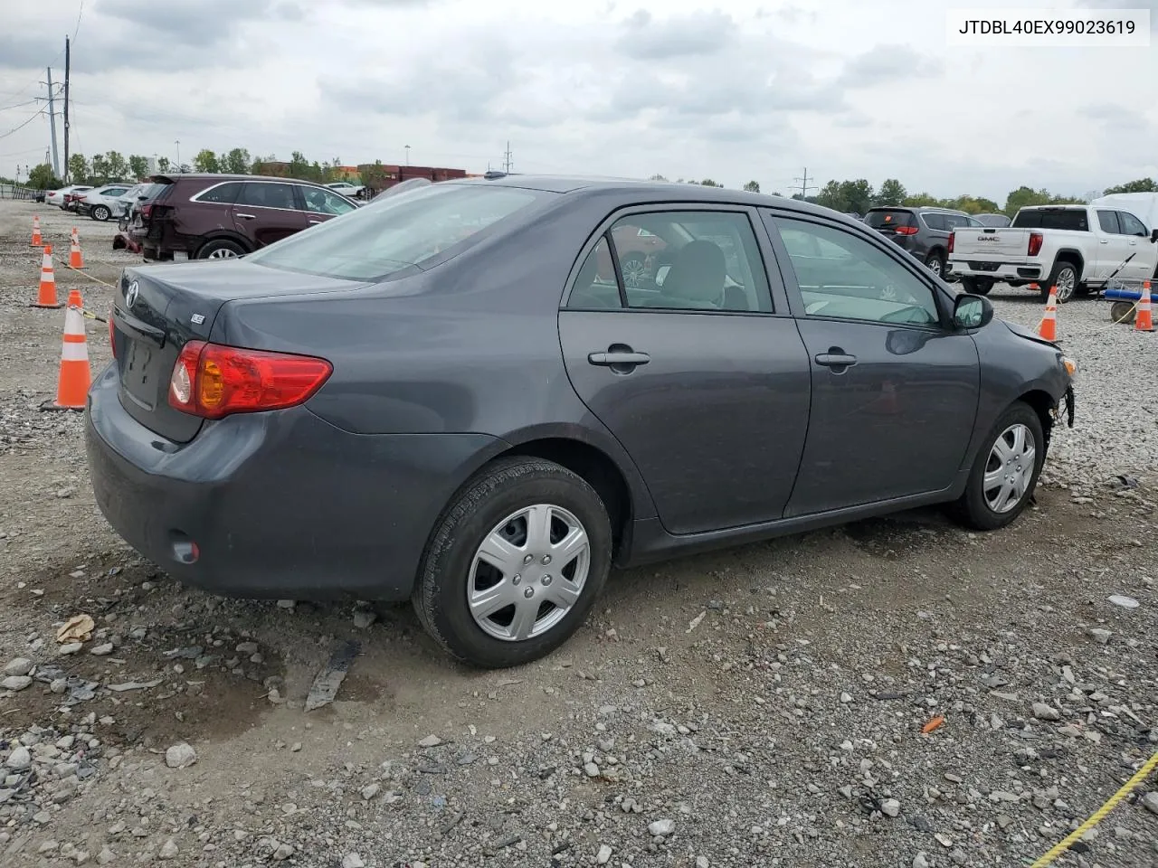 2009 Toyota Corolla Base VIN: JTDBL40EX99023619 Lot: 71933124