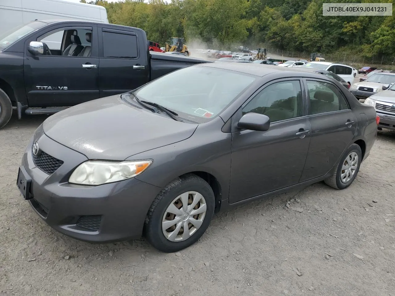 2009 Toyota Corolla Base VIN: JTDBL40EX9J041231 Lot: 72062844