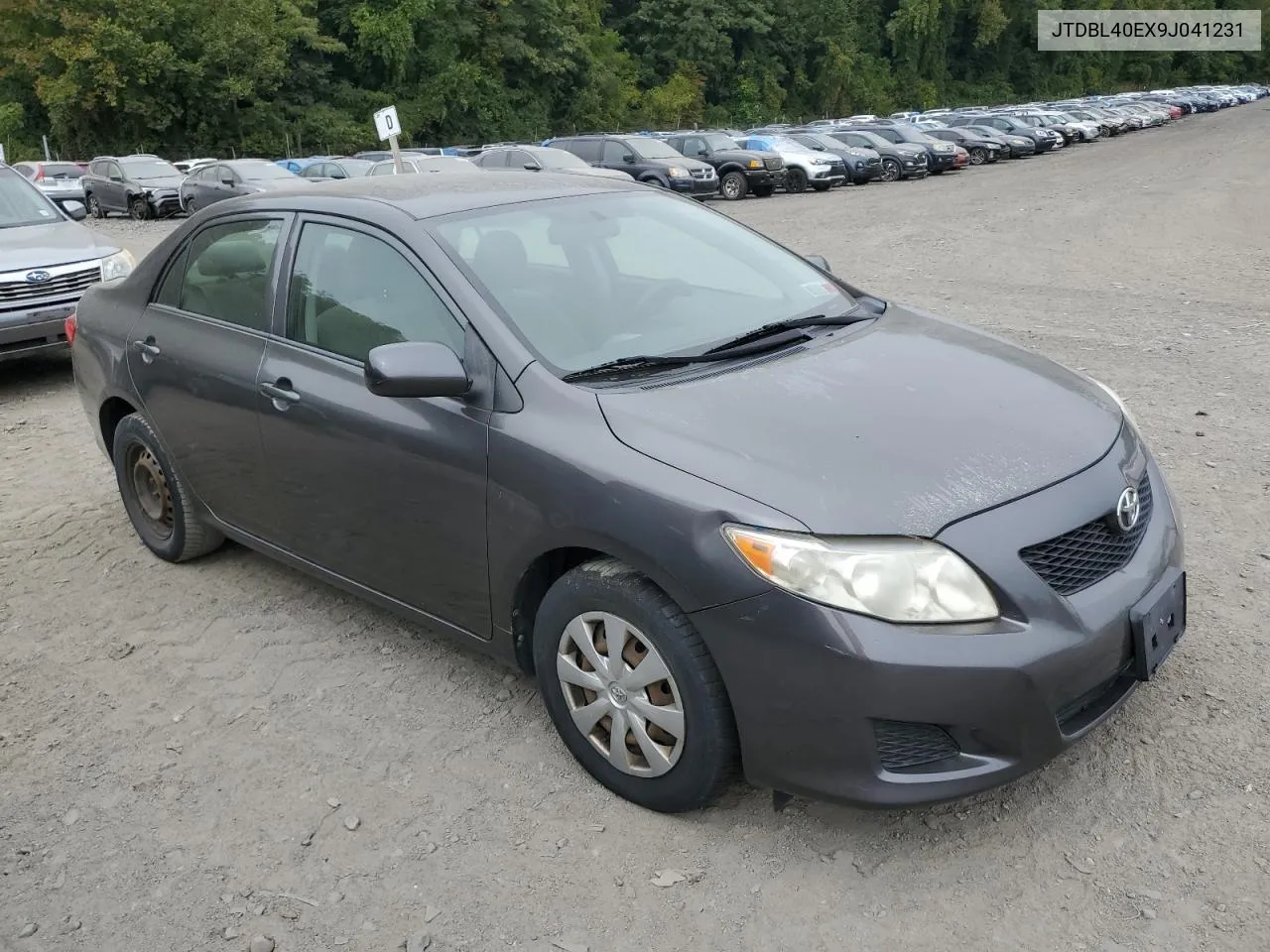 2009 Toyota Corolla Base VIN: JTDBL40EX9J041231 Lot: 72062844