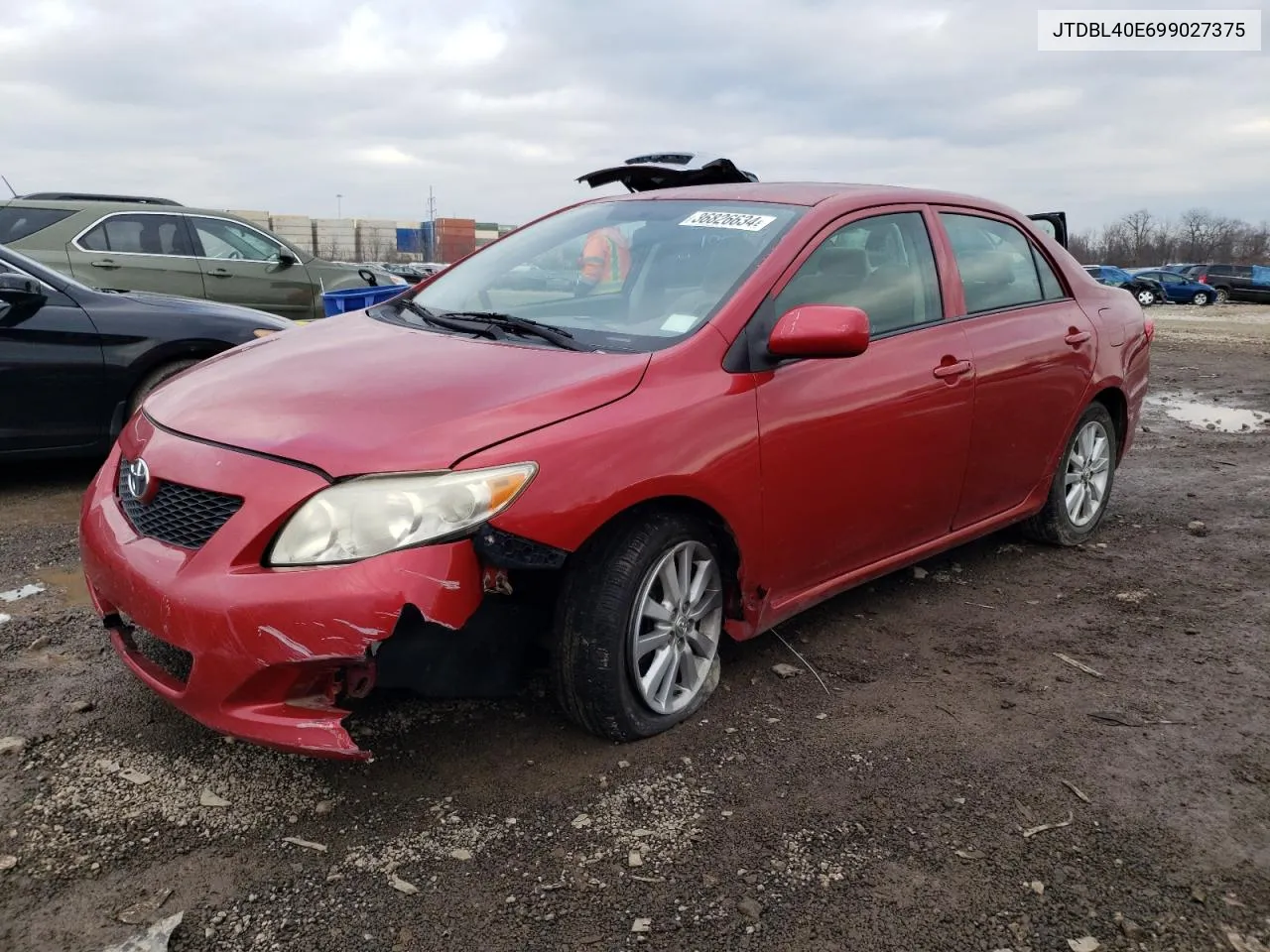 2009 Toyota Corolla Base VIN: JTDBL40E699027375 Lot: 72199914