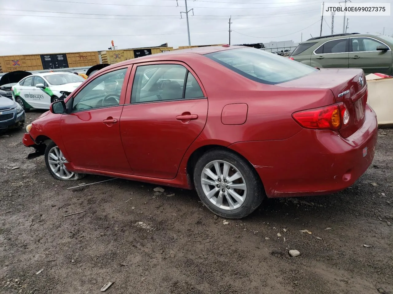 2009 Toyota Corolla Base VIN: JTDBL40E699027375 Lot: 72199914