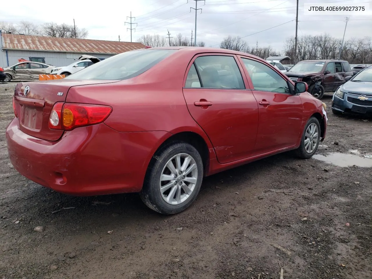 JTDBL40E699027375 2009 Toyota Corolla Base