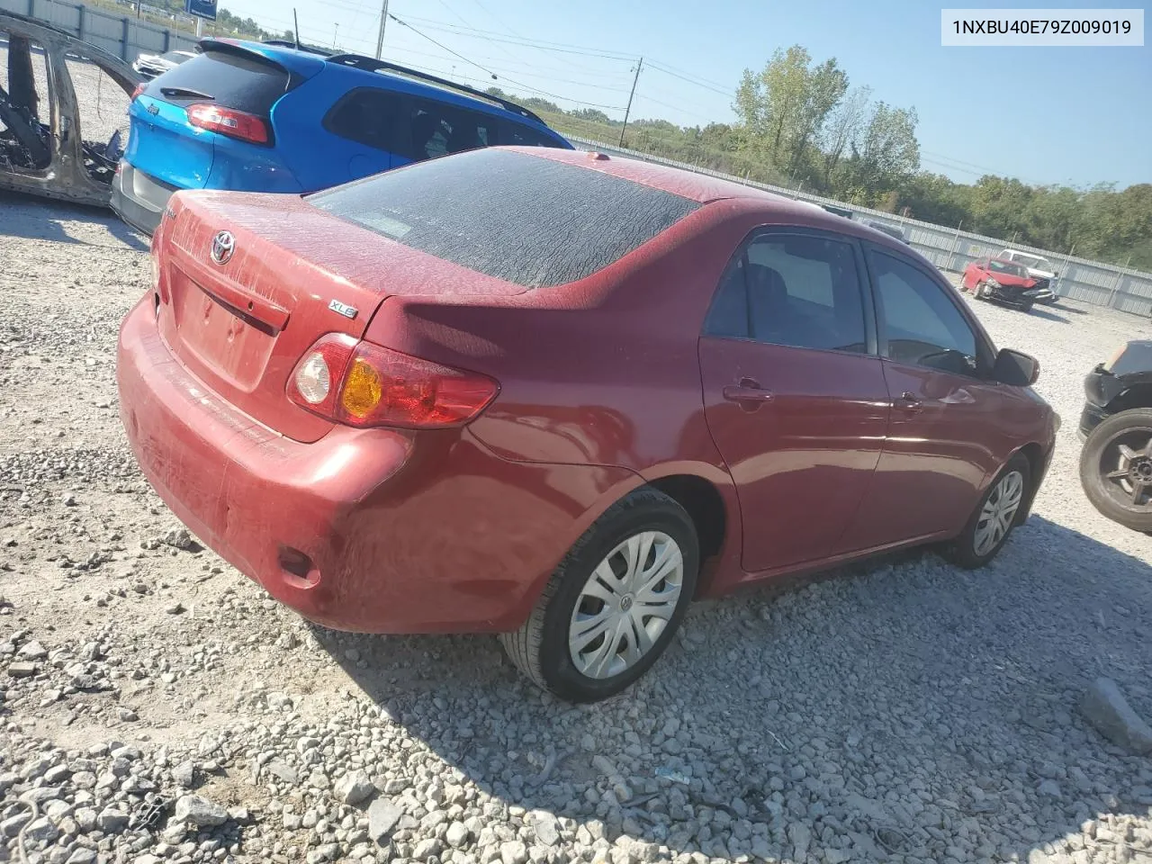 2009 Toyota Corolla Base VIN: 1NXBU40E79Z009019 Lot: 72251024