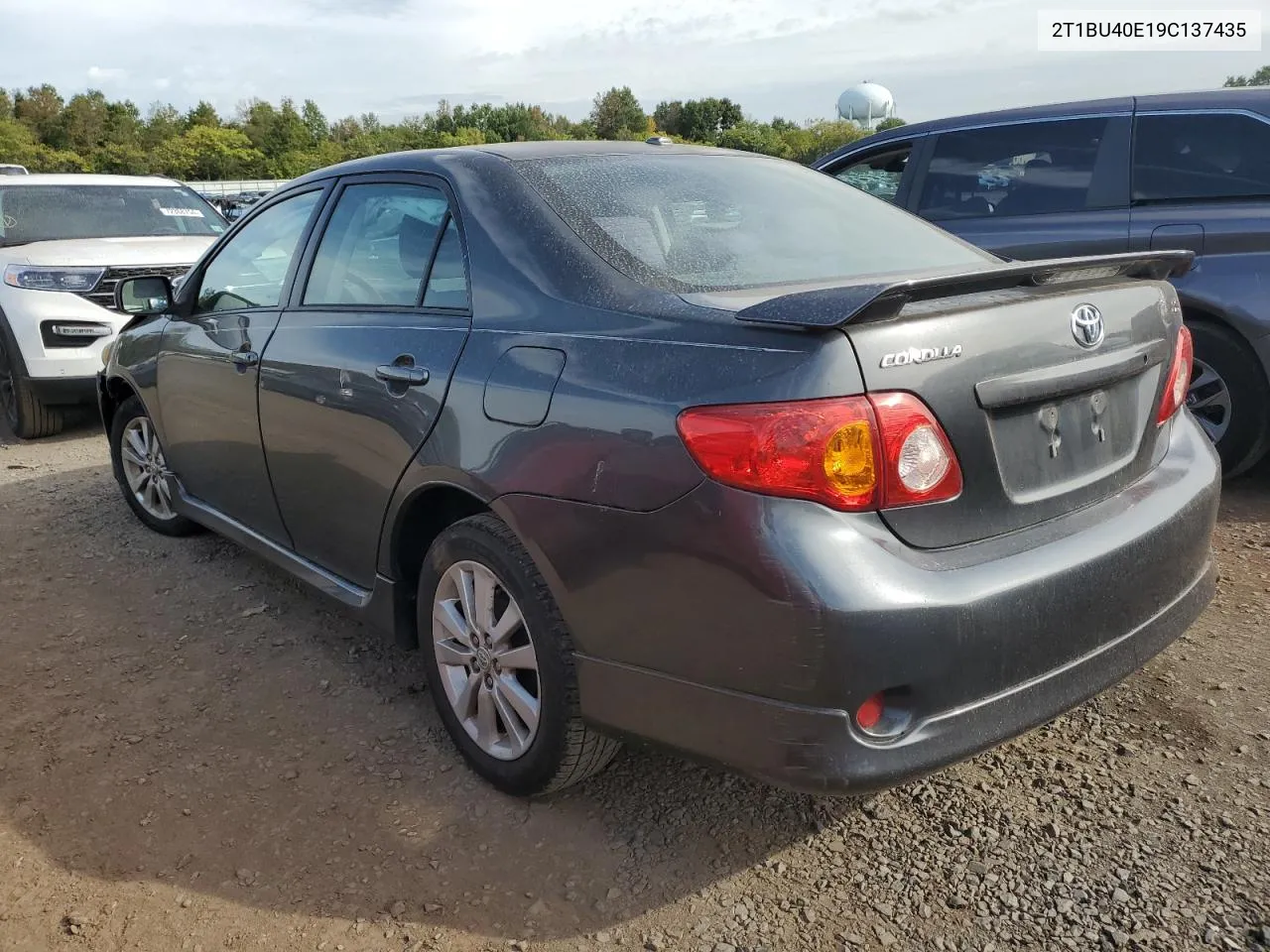 2009 Toyota Corolla Base VIN: 2T1BU40E19C137435 Lot: 72315024