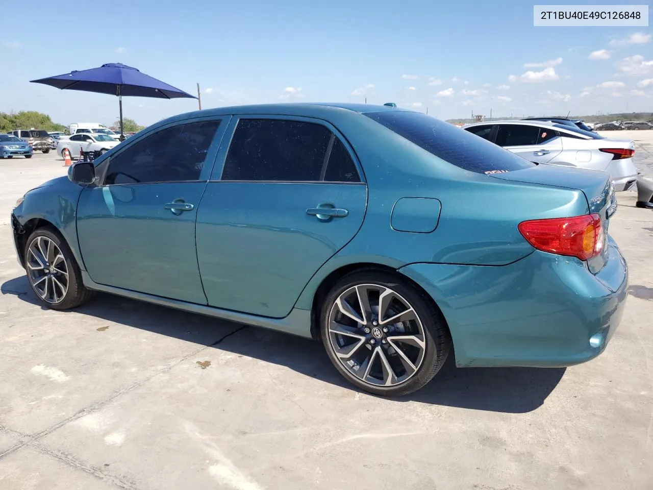 2009 Toyota Corolla Base VIN: 2T1BU40E49C126848 Lot: 72336334