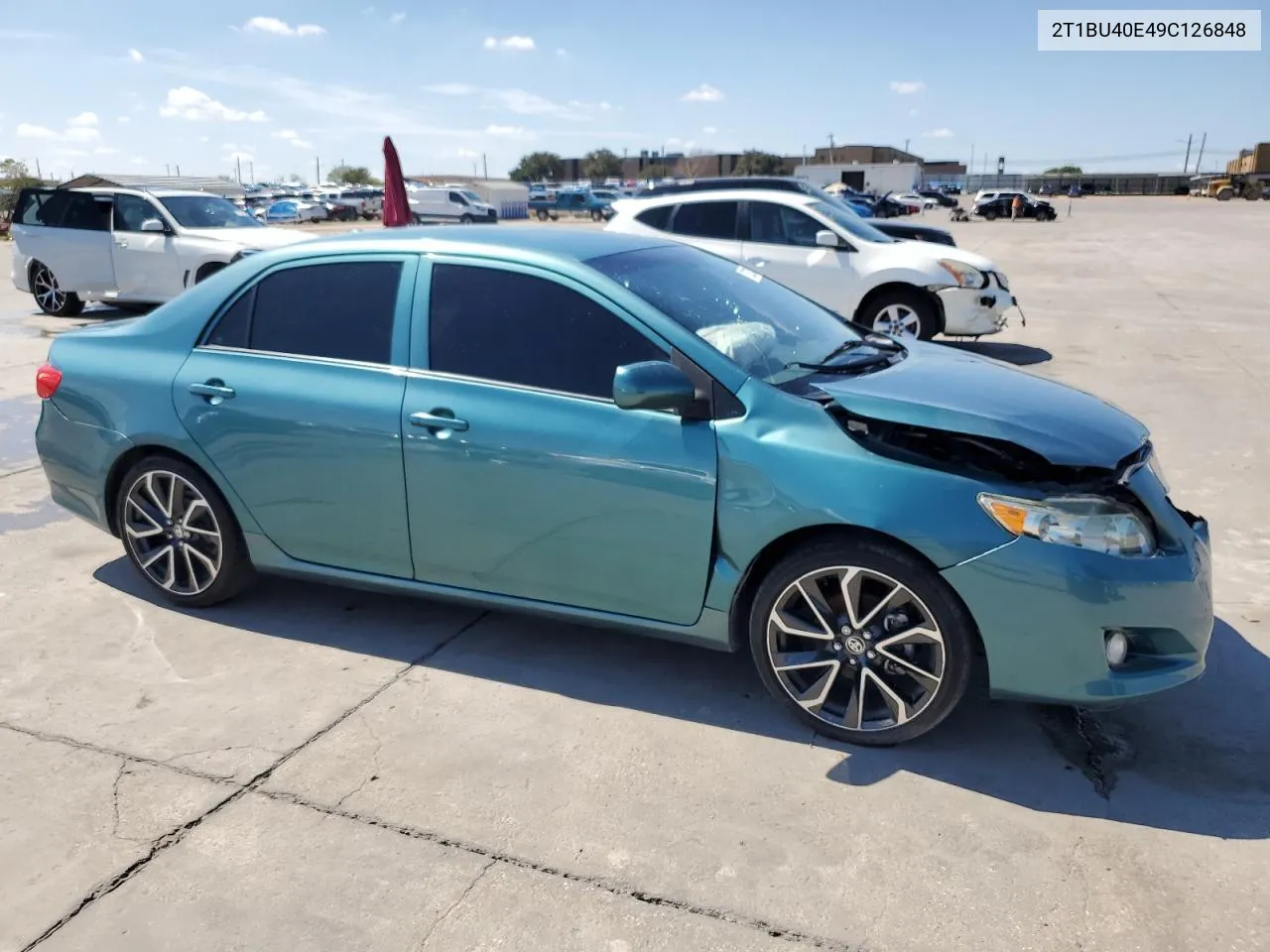 2009 Toyota Corolla Base VIN: 2T1BU40E49C126848 Lot: 72336334