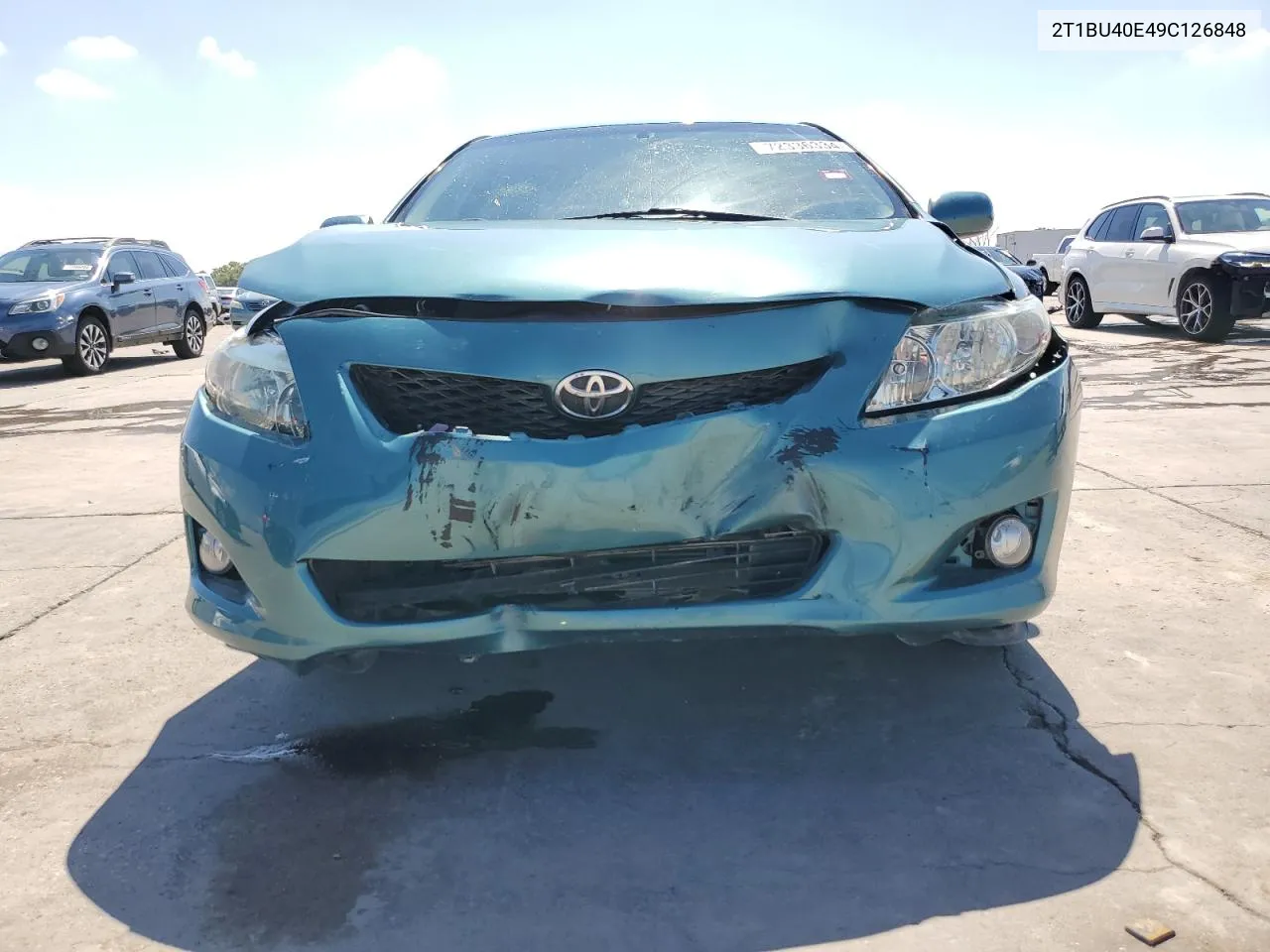 2009 Toyota Corolla Base VIN: 2T1BU40E49C126848 Lot: 72336334