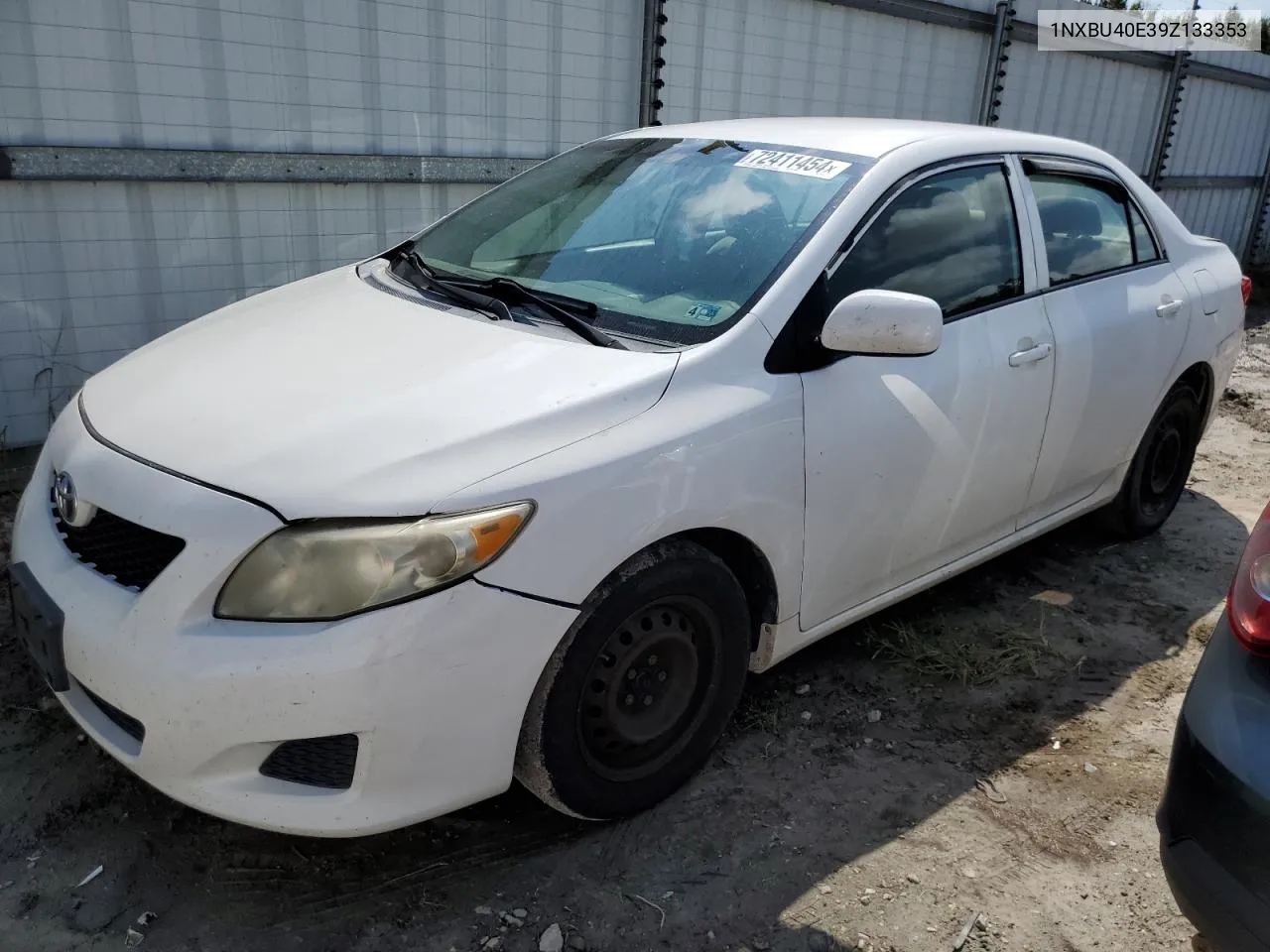 2009 Toyota Corolla Base VIN: 1NXBU40E39Z133353 Lot: 72411454