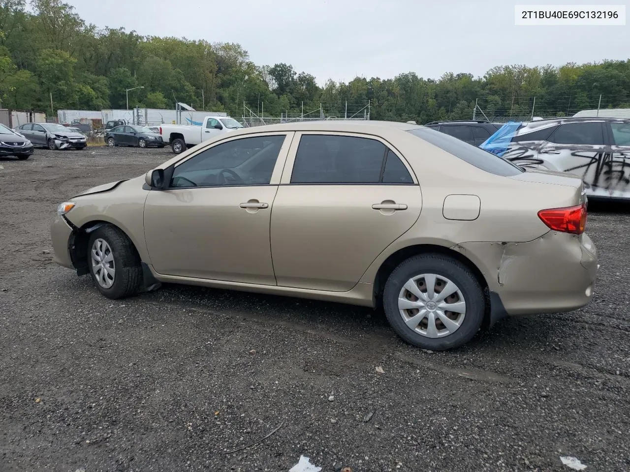 2009 Toyota Corolla Base VIN: 2T1BU40E69C132196 Lot: 72416824