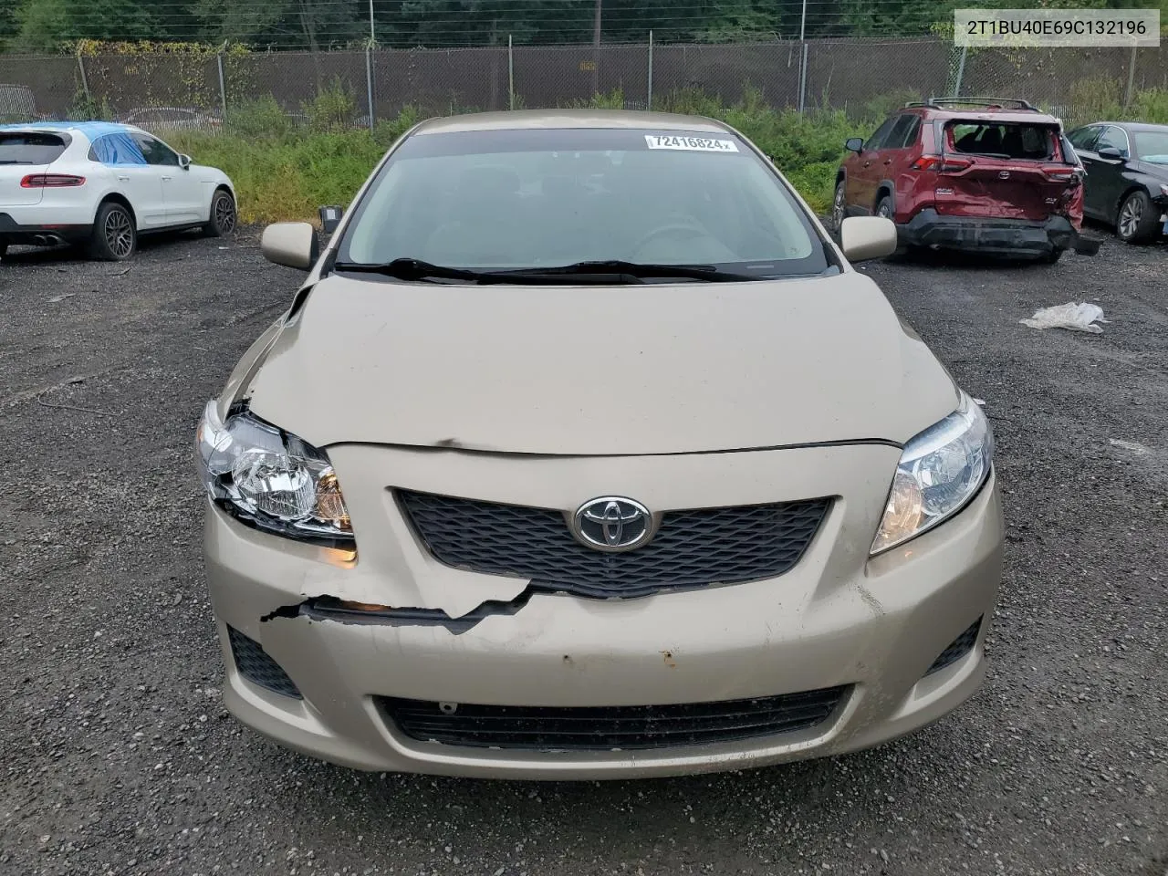 2009 Toyota Corolla Base VIN: 2T1BU40E69C132196 Lot: 72416824