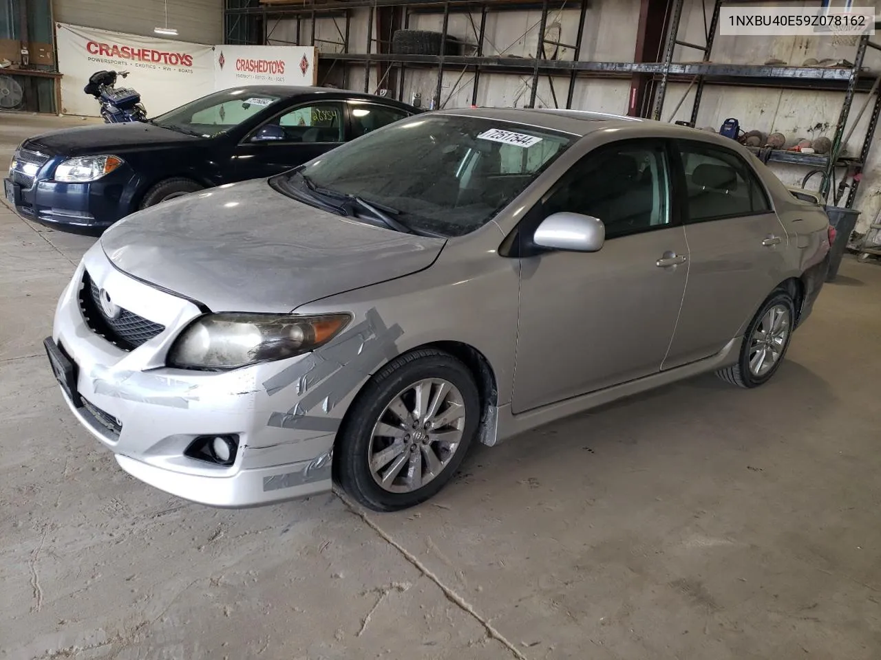 2009 Toyota Corolla Base VIN: 1NXBU40E59Z078162 Lot: 72517544