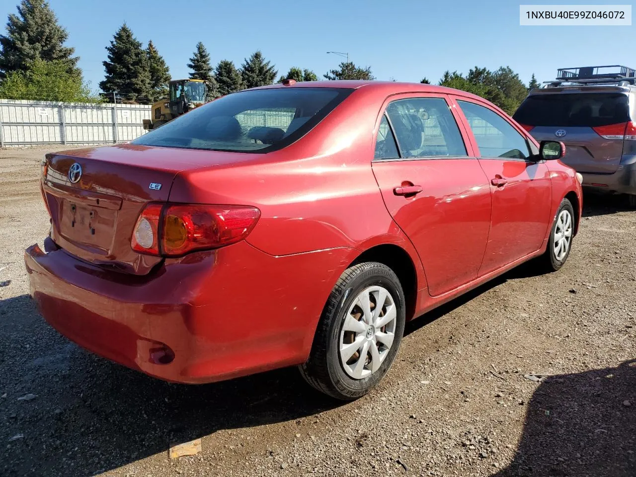 2009 Toyota Corolla Base VIN: 1NXBU40E99Z046072 Lot: 72565494