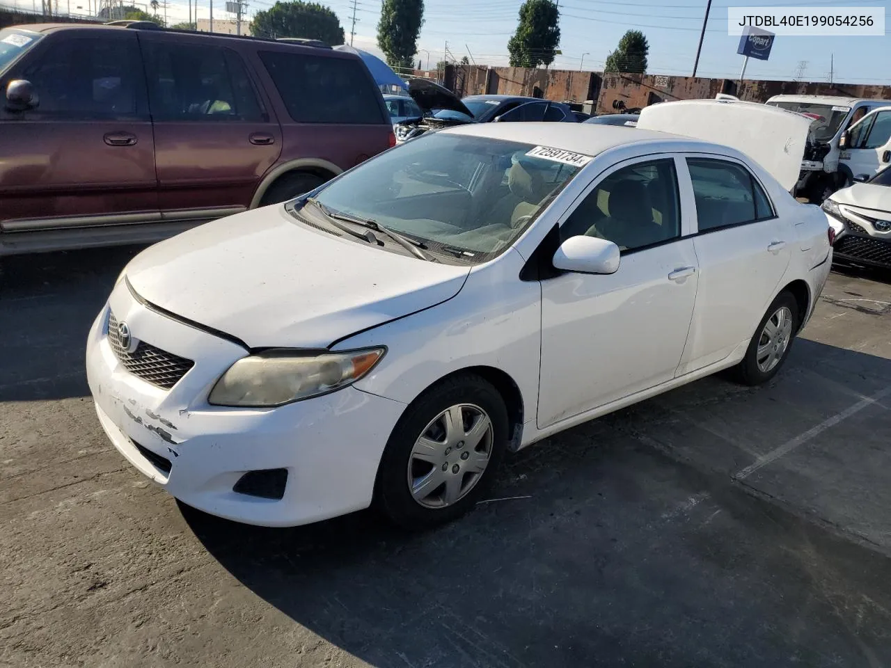 2009 Toyota Corolla Base VIN: JTDBL40E199054256 Lot: 72591734