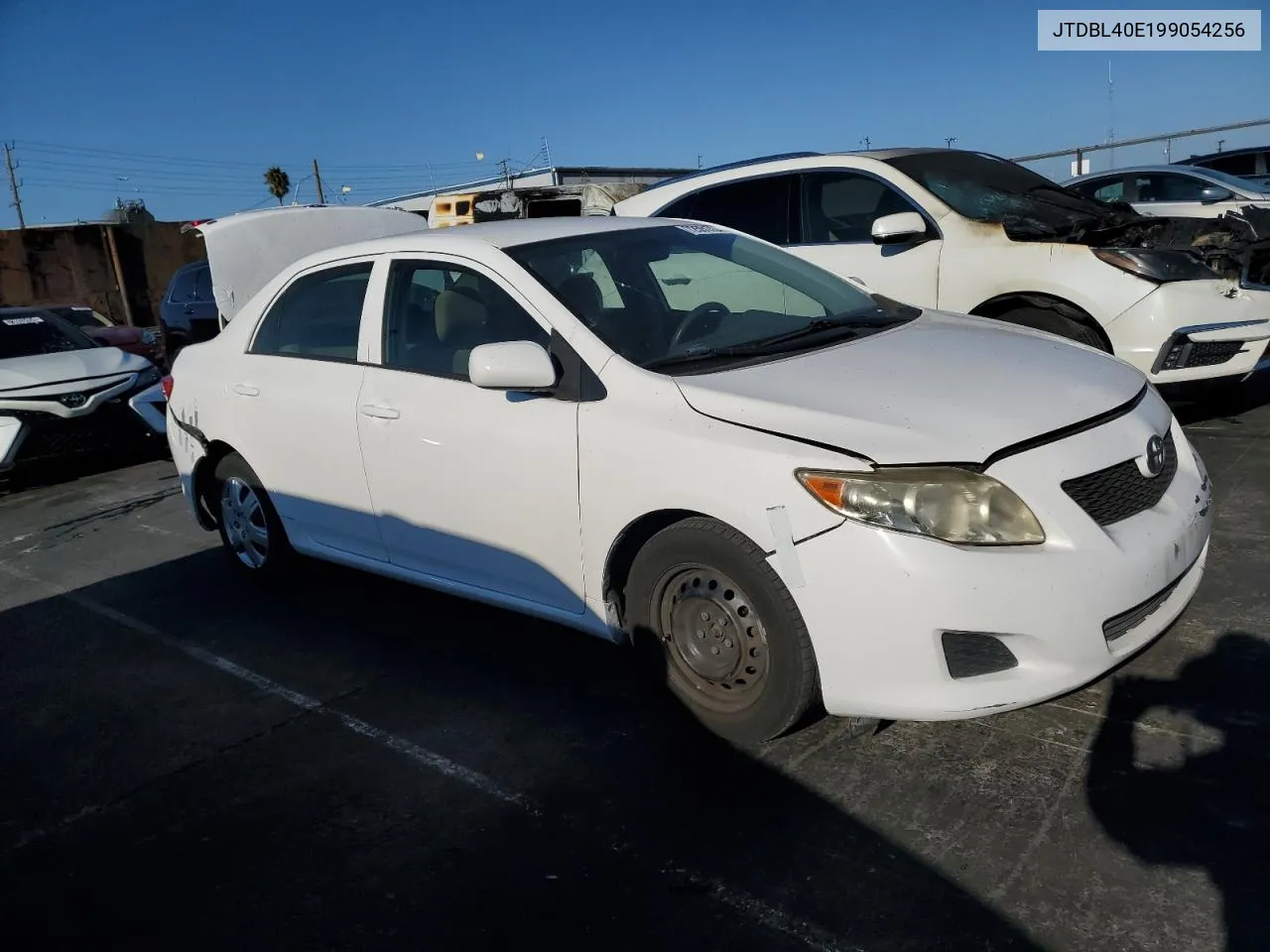 2009 Toyota Corolla Base VIN: JTDBL40E199054256 Lot: 72591734