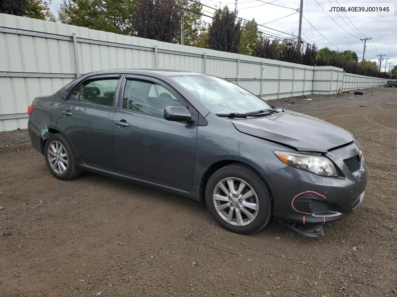 2009 Toyota Corolla Base VIN: JTDBL40E39J001945 Lot: 72618164