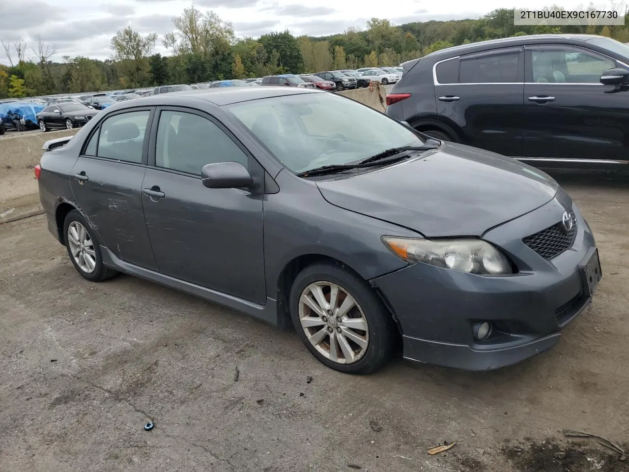 2009 Toyota Corolla Base VIN: 2T1BU40EX9C167730 Lot: 72670414