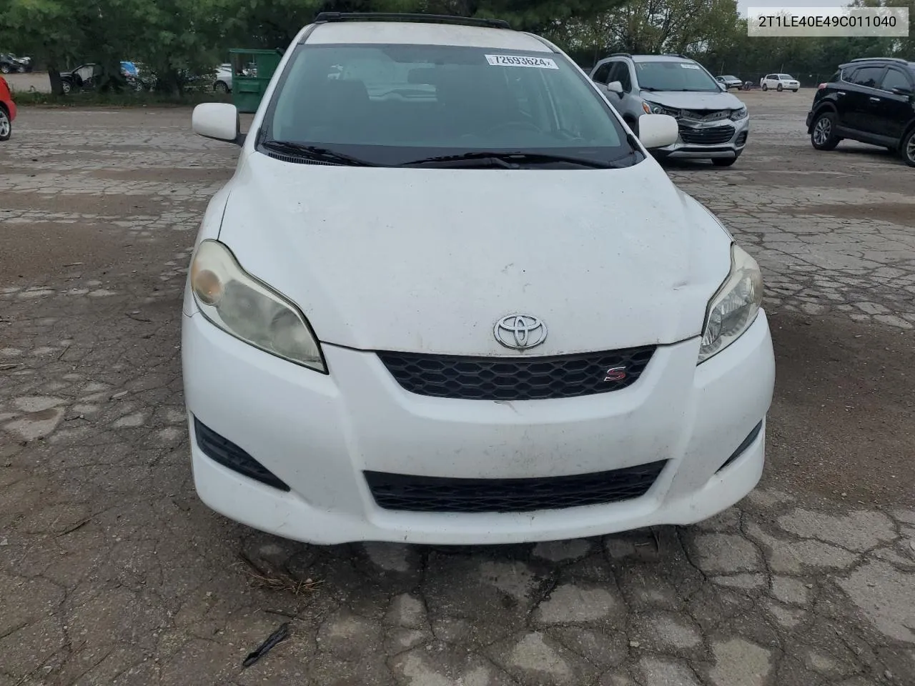 2009 Toyota Corolla Matrix S VIN: 2T1LE40E49C011040 Lot: 72693624