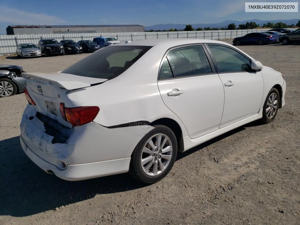 2009 Toyota Corolla Base VIN: 1NXBU40E39Z072070 Lot: 72709784