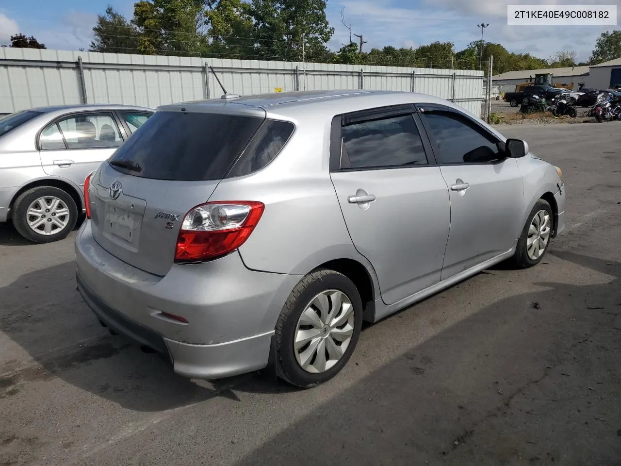 2009 Toyota Corolla Matrix S VIN: 2T1KE40E49C008182 Lot: 72719904