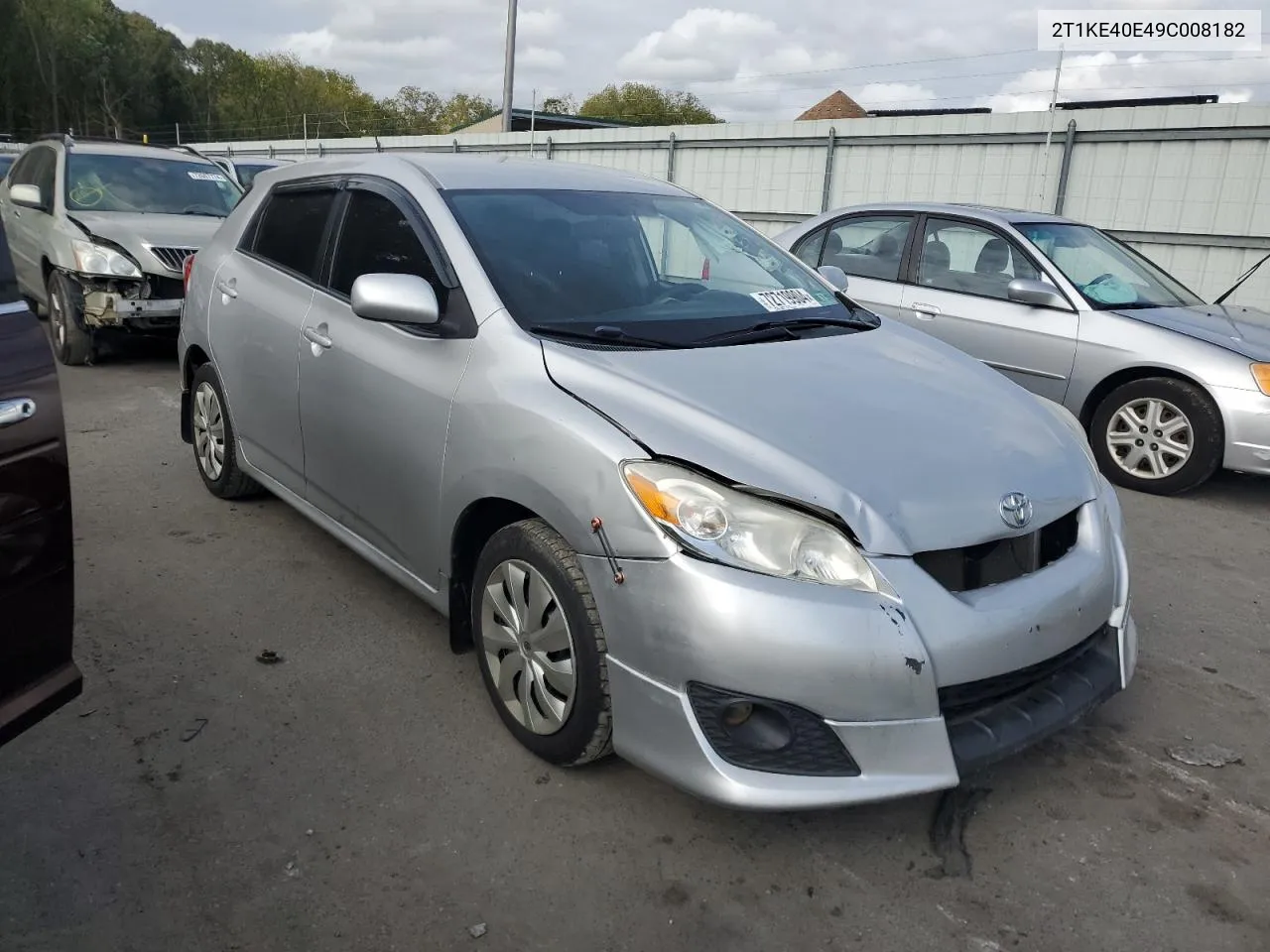 2009 Toyota Corolla Matrix S VIN: 2T1KE40E49C008182 Lot: 72719904