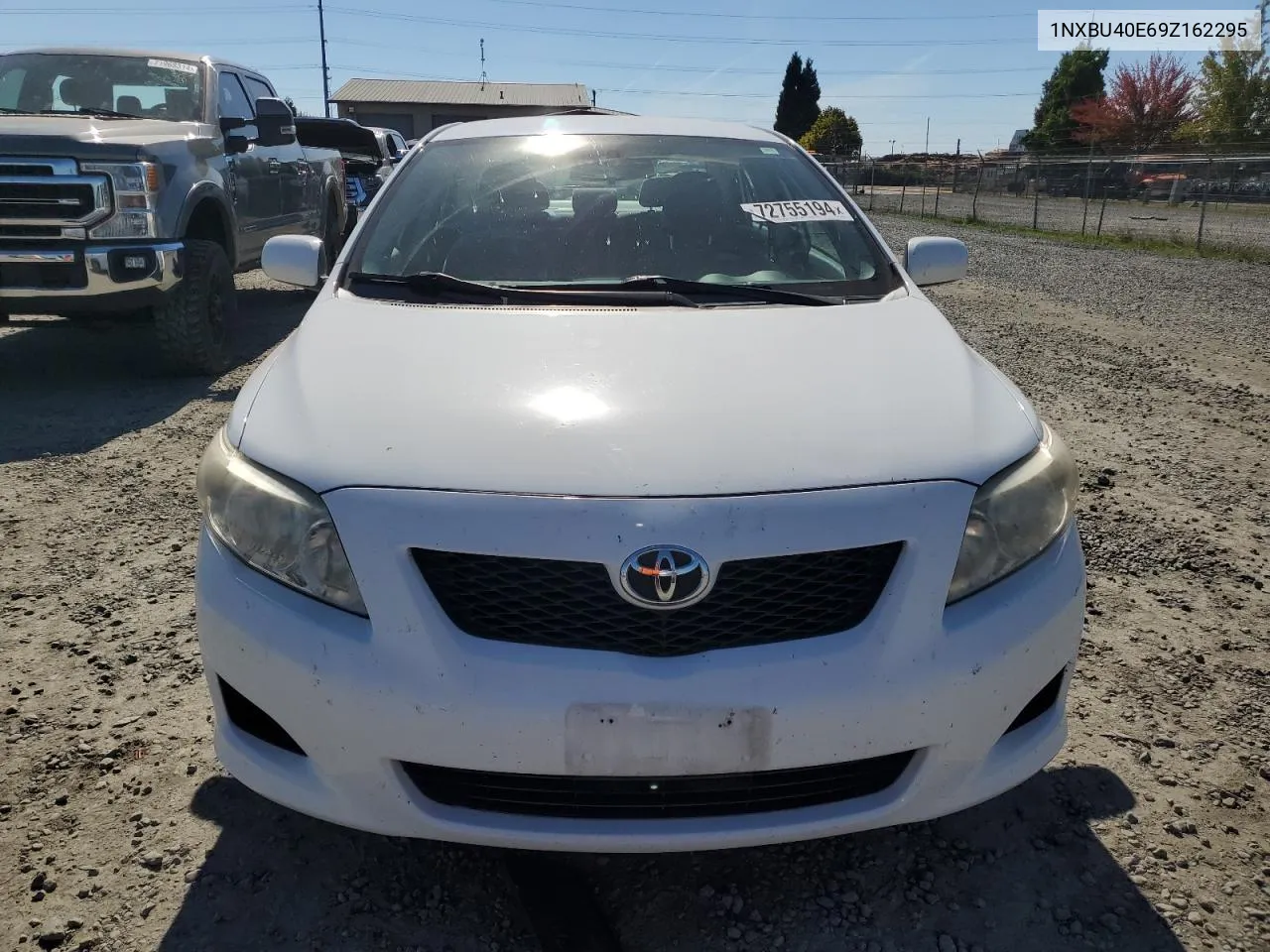 2009 Toyota Corolla Base VIN: 1NXBU40E69Z162295 Lot: 72755194