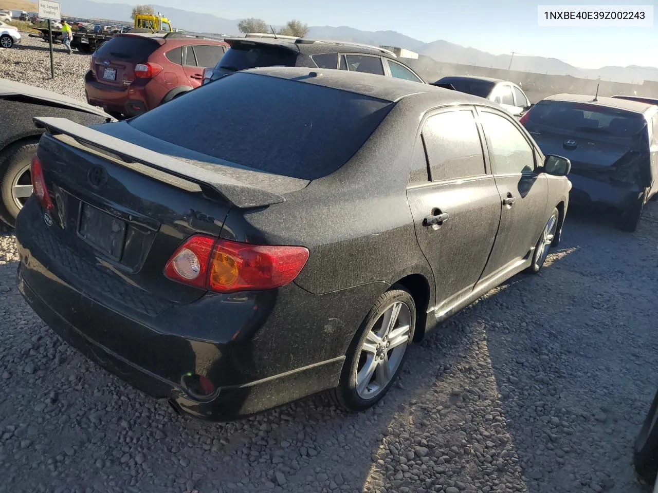 2009 Toyota Corolla Xrs VIN: 1NXBE40E39Z002243 Lot: 72857174