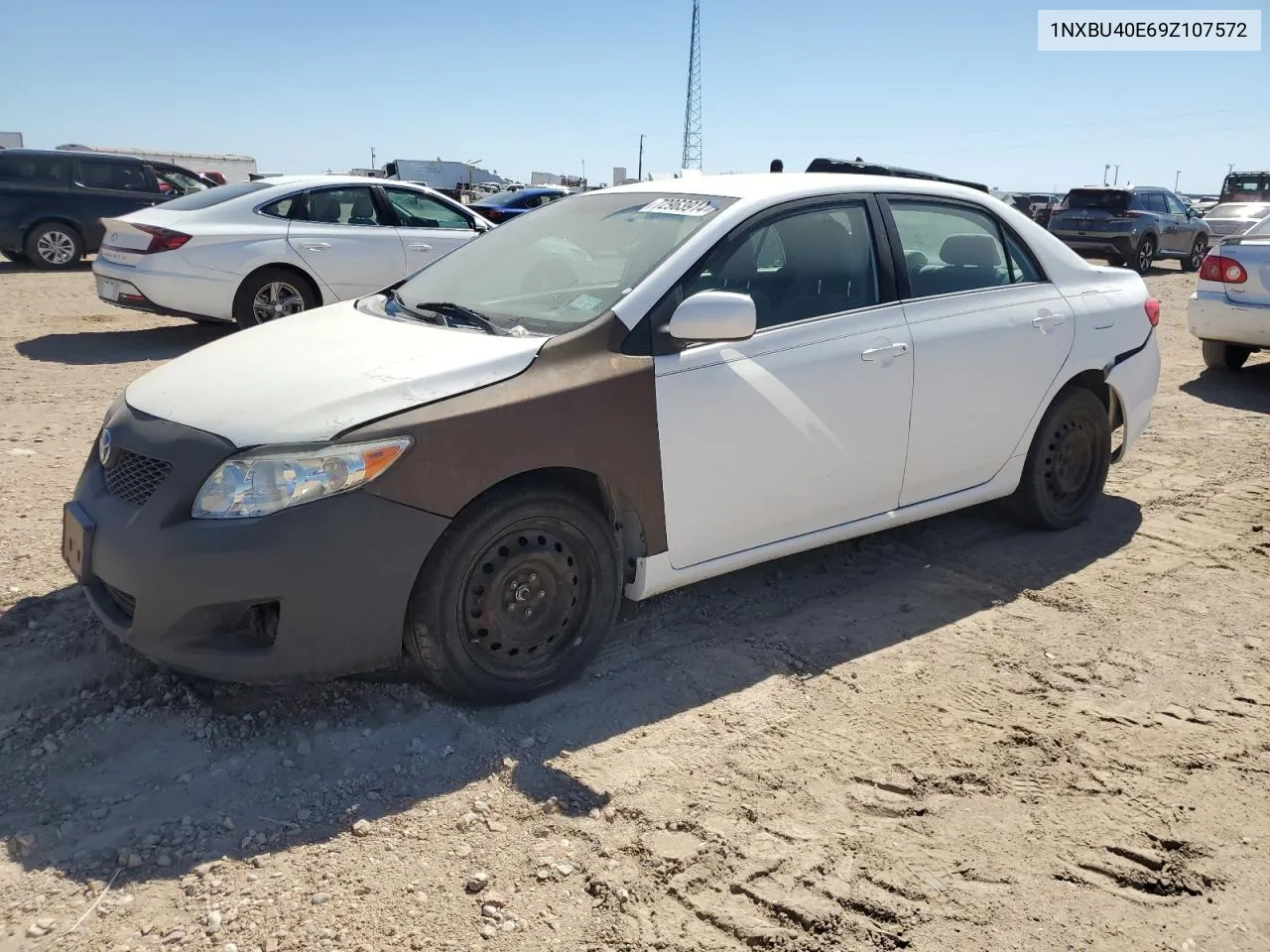 2009 Toyota Corolla Base VIN: 1NXBU40E69Z107572 Lot: 72963914