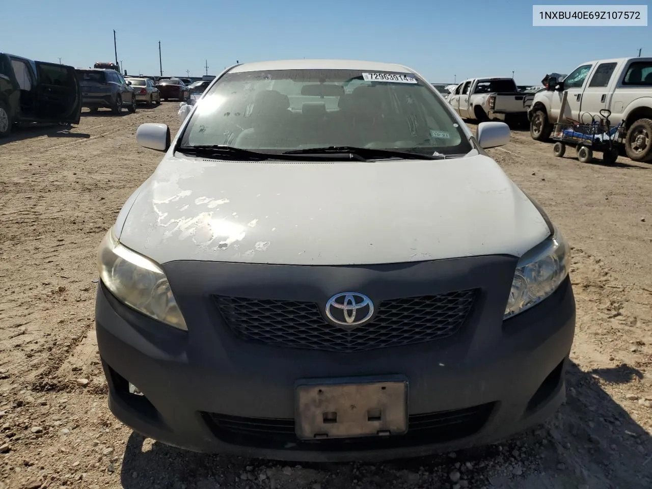 2009 Toyota Corolla Base VIN: 1NXBU40E69Z107572 Lot: 72963914