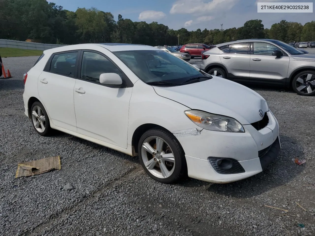 2009 Toyota Corolla Matrix S VIN: 2T1KE40E29C025238 Lot: 72995414