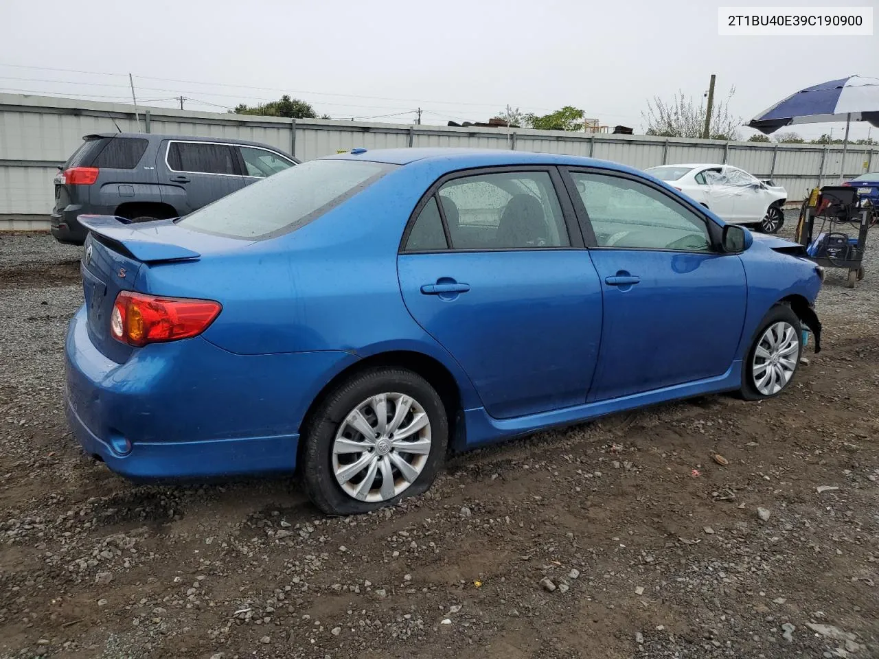 2009 Toyota Corolla Base VIN: 2T1BU40E39C190900 Lot: 73013854