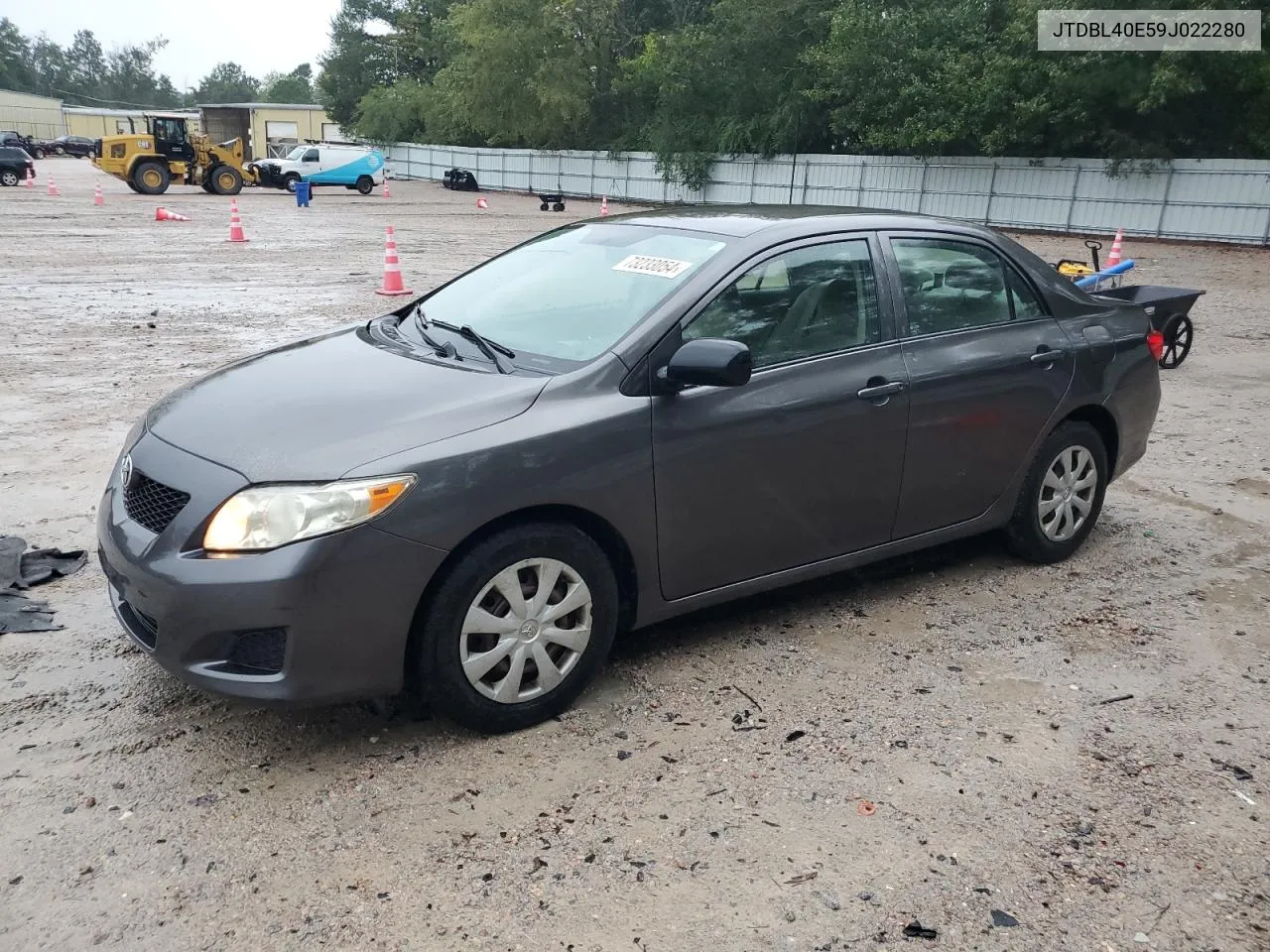 2009 Toyota Corolla Base VIN: JTDBL40E59J022280 Lot: 73233054