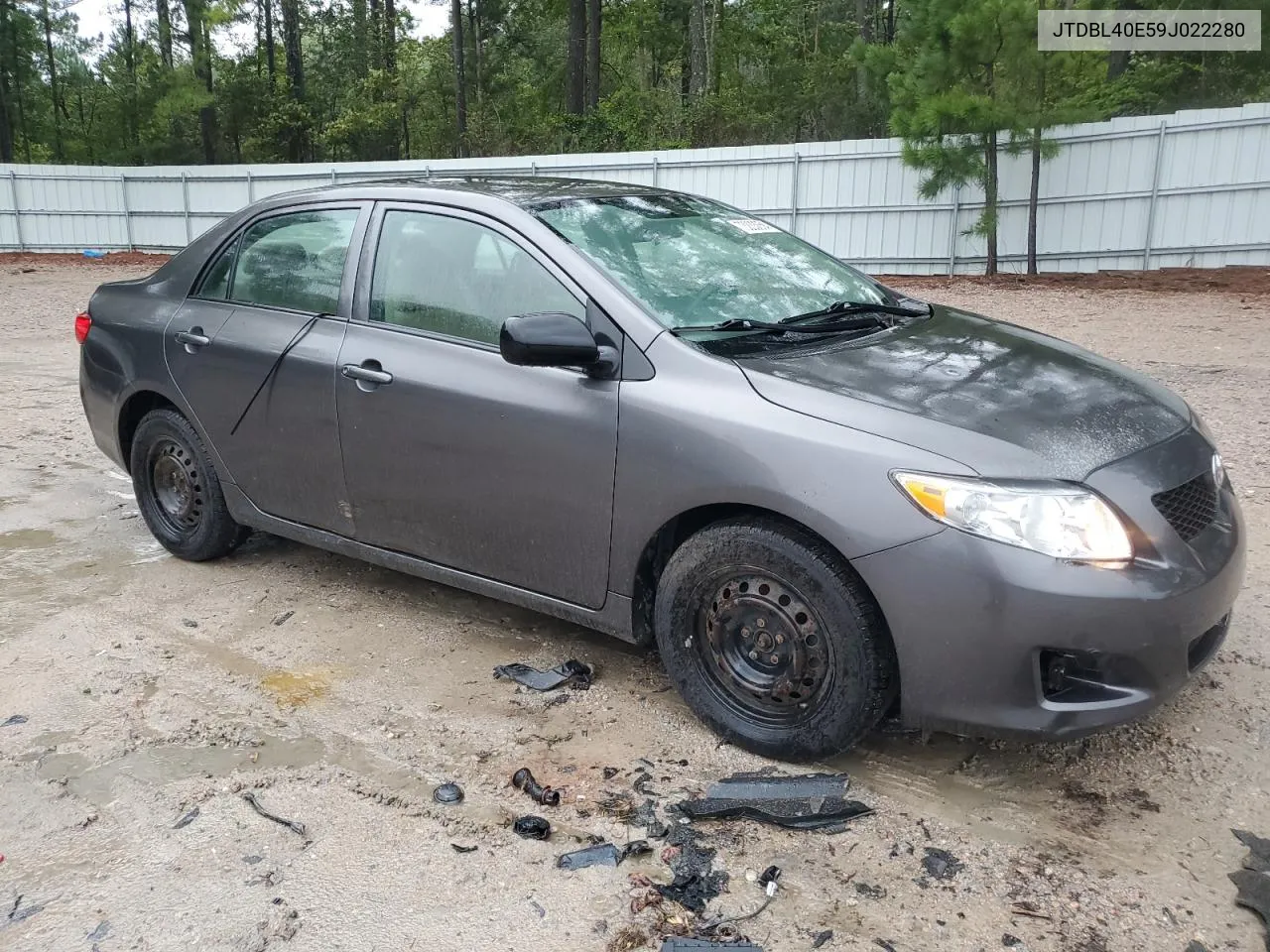 2009 Toyota Corolla Base VIN: JTDBL40E59J022280 Lot: 73233054