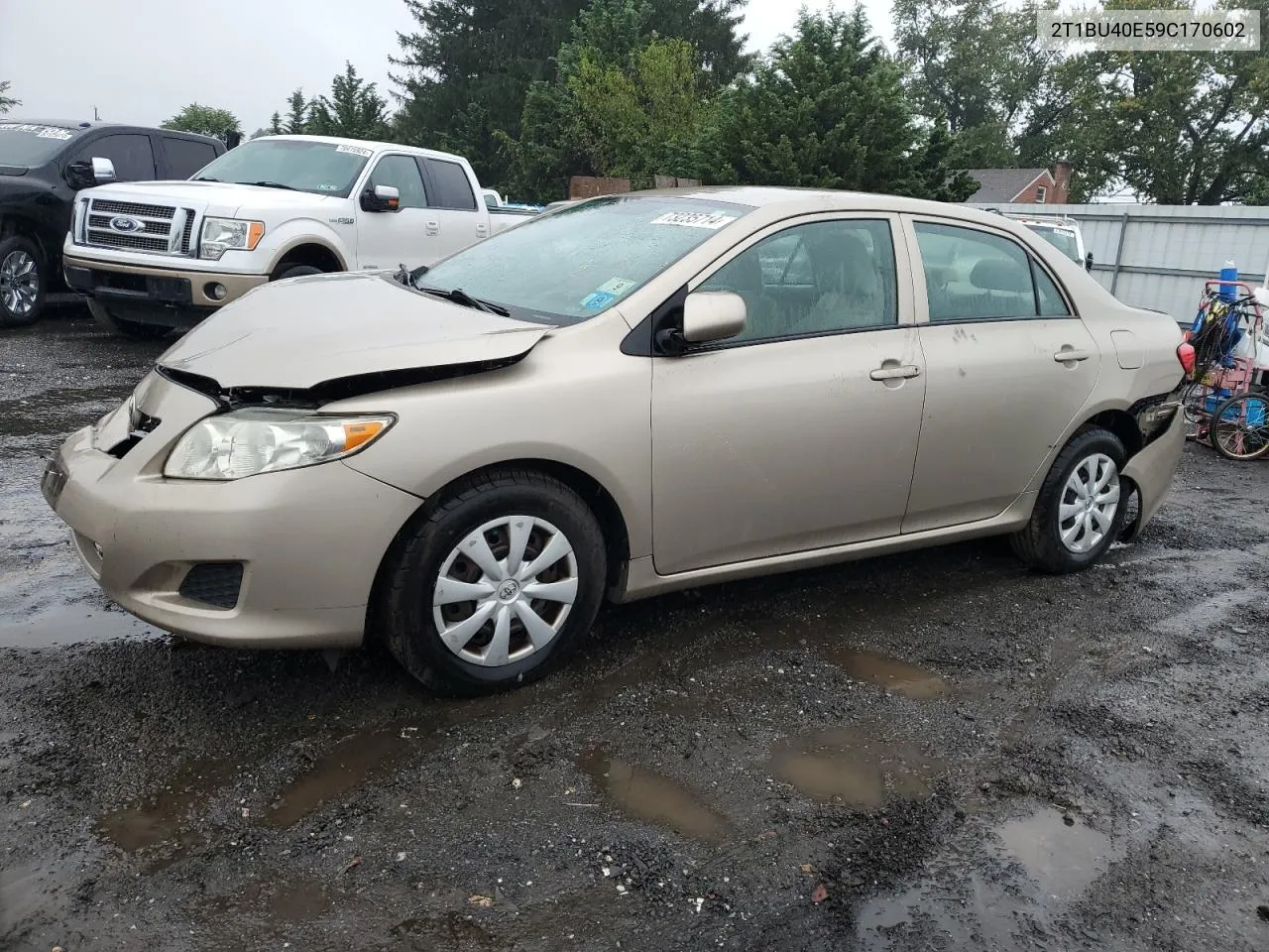 2009 Toyota Corolla Base VIN: 2T1BU40E59C170602 Lot: 73235714