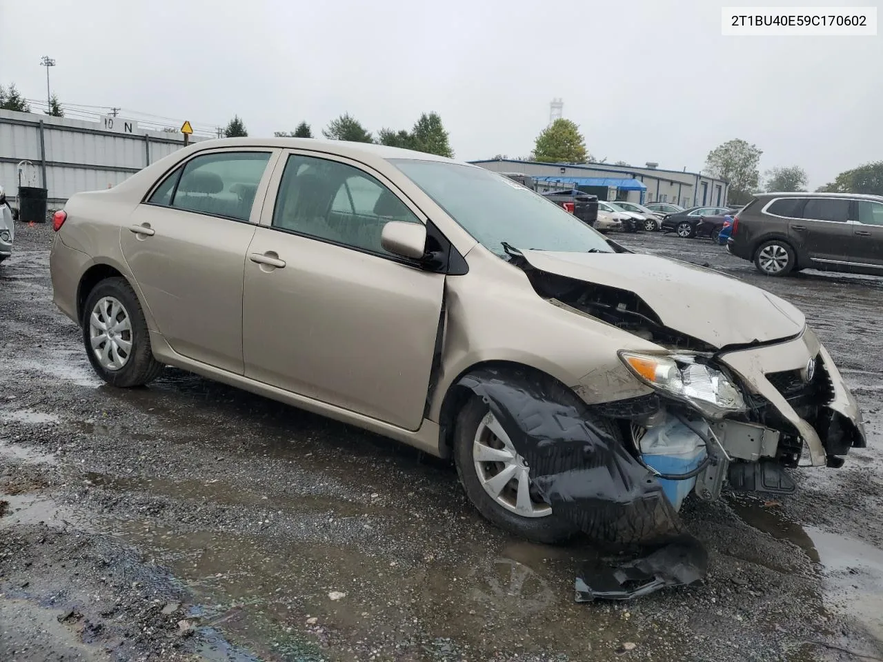 2009 Toyota Corolla Base VIN: 2T1BU40E59C170602 Lot: 73235714