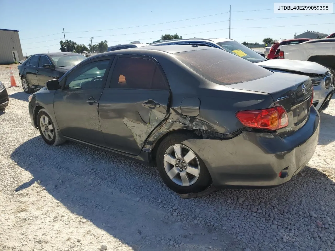 2009 Toyota Corolla Base VIN: JTDBL40E299059398 Lot: 73294414