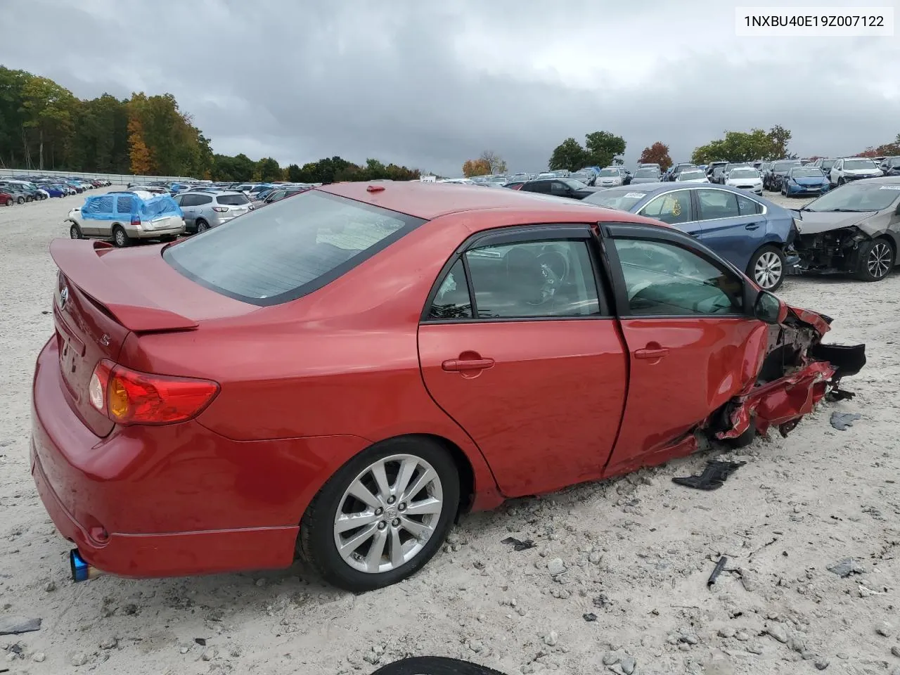 2009 Toyota Corolla Base VIN: 1NXBU40E19Z007122 Lot: 73295894