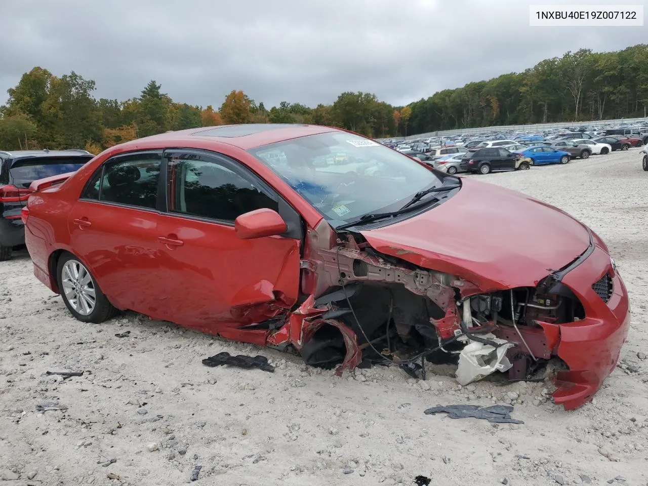 2009 Toyota Corolla Base VIN: 1NXBU40E19Z007122 Lot: 73295894