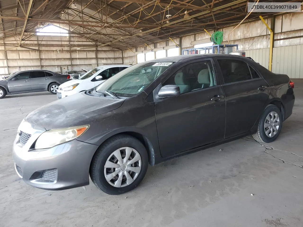 2009 Toyota Corolla Base VIN: JTDBL40E399071849 Lot: 73361524