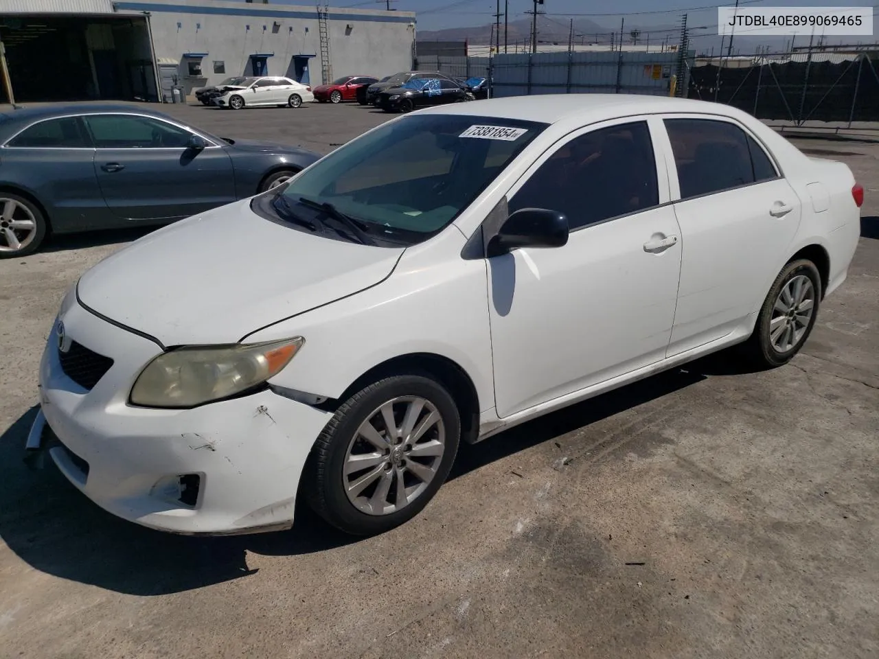 2009 Toyota Corolla Base VIN: JTDBL40E899069465 Lot: 73381854