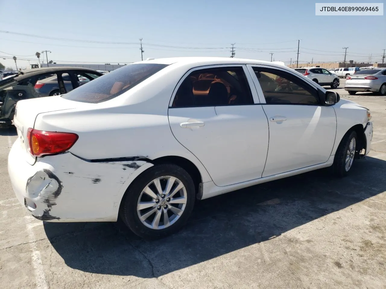 2009 Toyota Corolla Base VIN: JTDBL40E899069465 Lot: 73381854