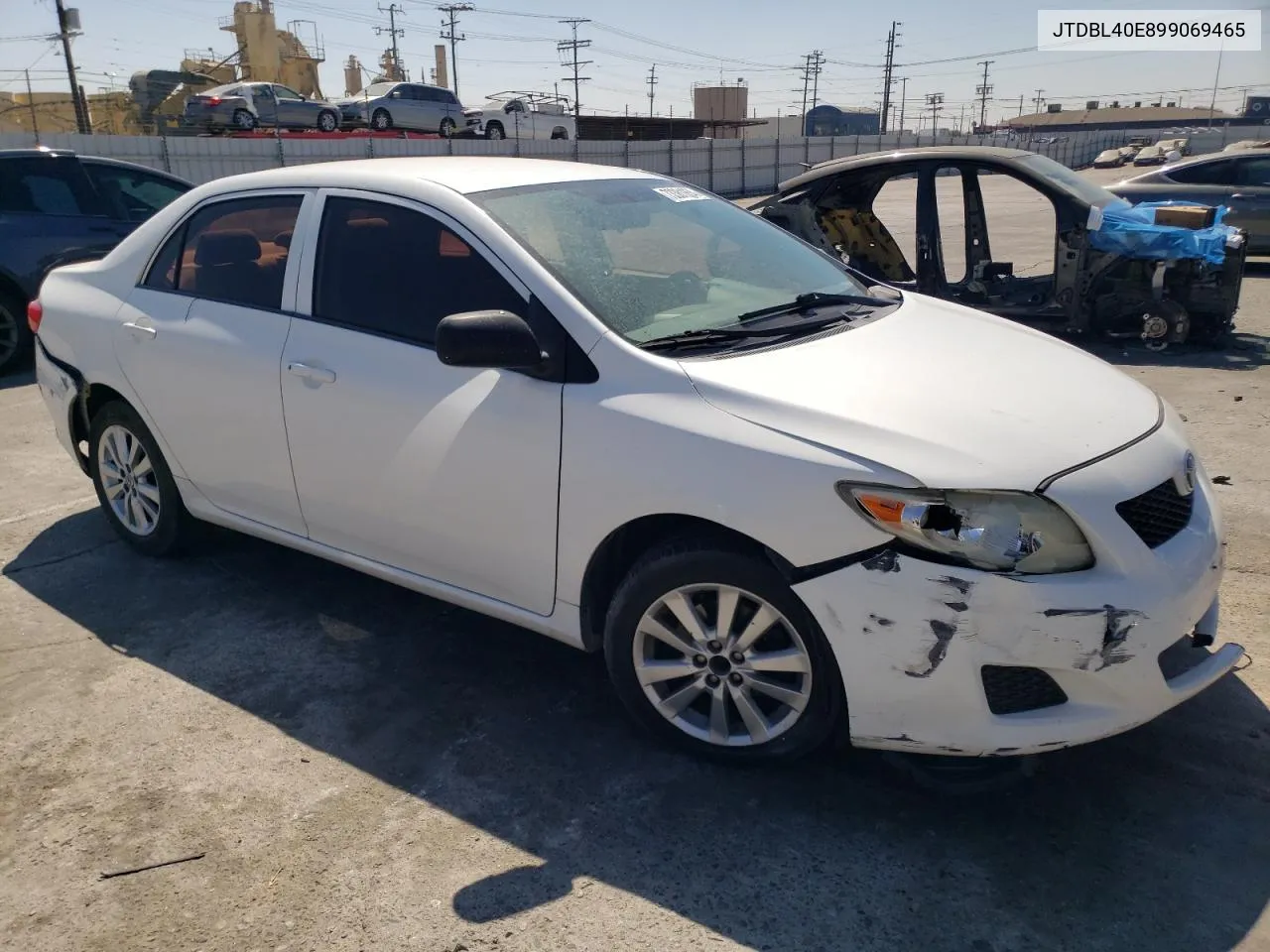 2009 Toyota Corolla Base VIN: JTDBL40E899069465 Lot: 73381854