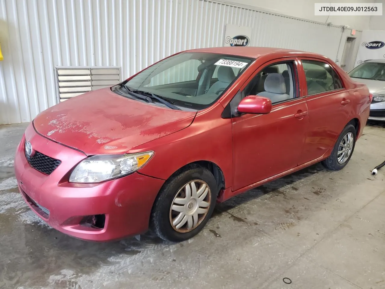 2009 Toyota Corolla Base VIN: JTDBL40E09J012563 Lot: 73388194