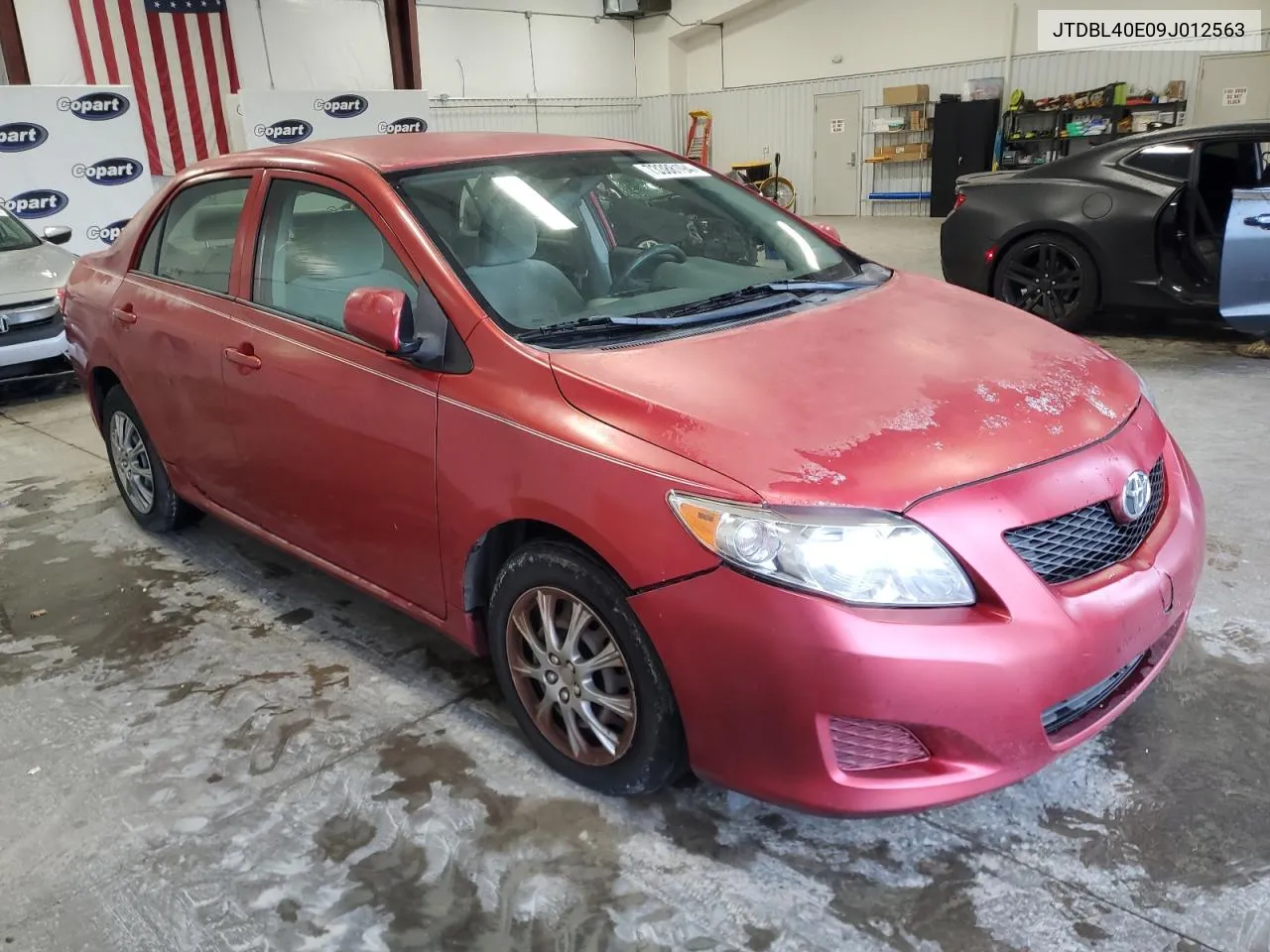 2009 Toyota Corolla Base VIN: JTDBL40E09J012563 Lot: 73388194