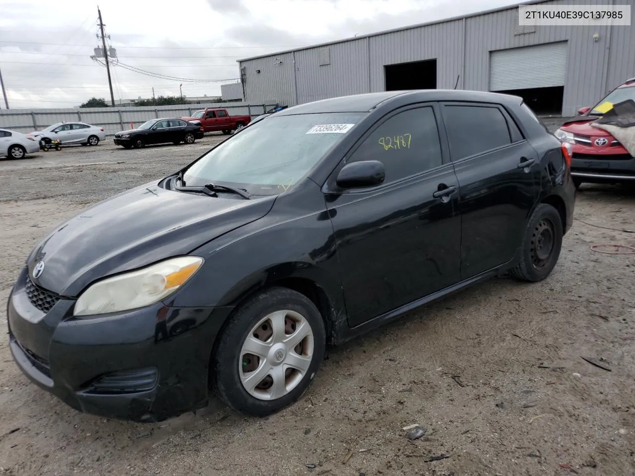 2T1KU40E39C137985 2009 Toyota Corolla Matrix