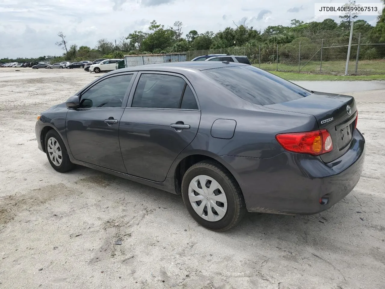 2009 Toyota Corolla Base VIN: JTDBL40E599067513 Lot: 73407184