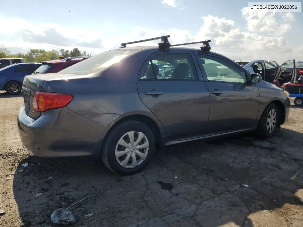 2009 Toyota Corolla Base VIN: JTDBL40EX9J022856 Lot: 73525304