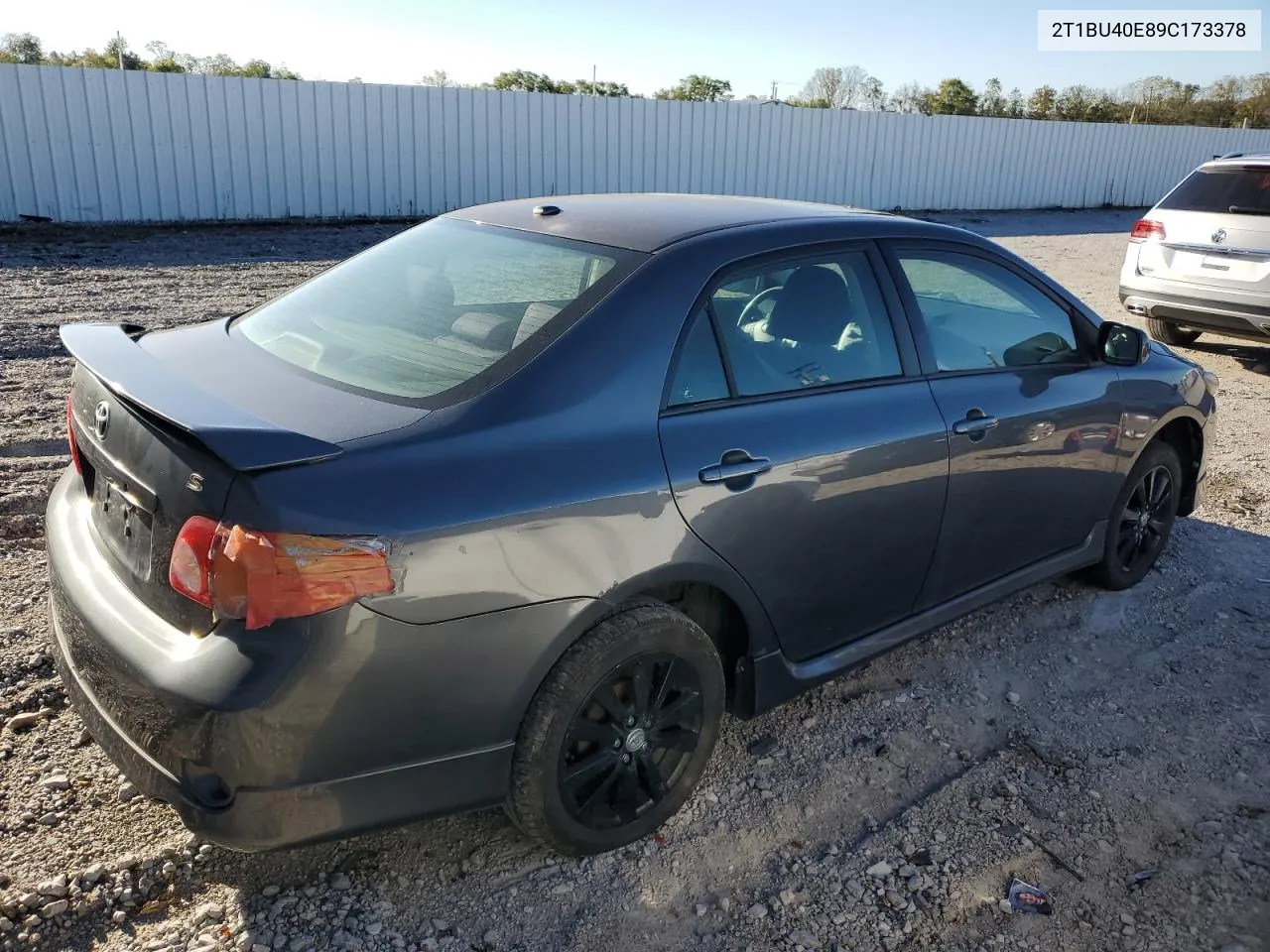 2009 Toyota Corolla Base VIN: 2T1BU40E89C173378 Lot: 73719274