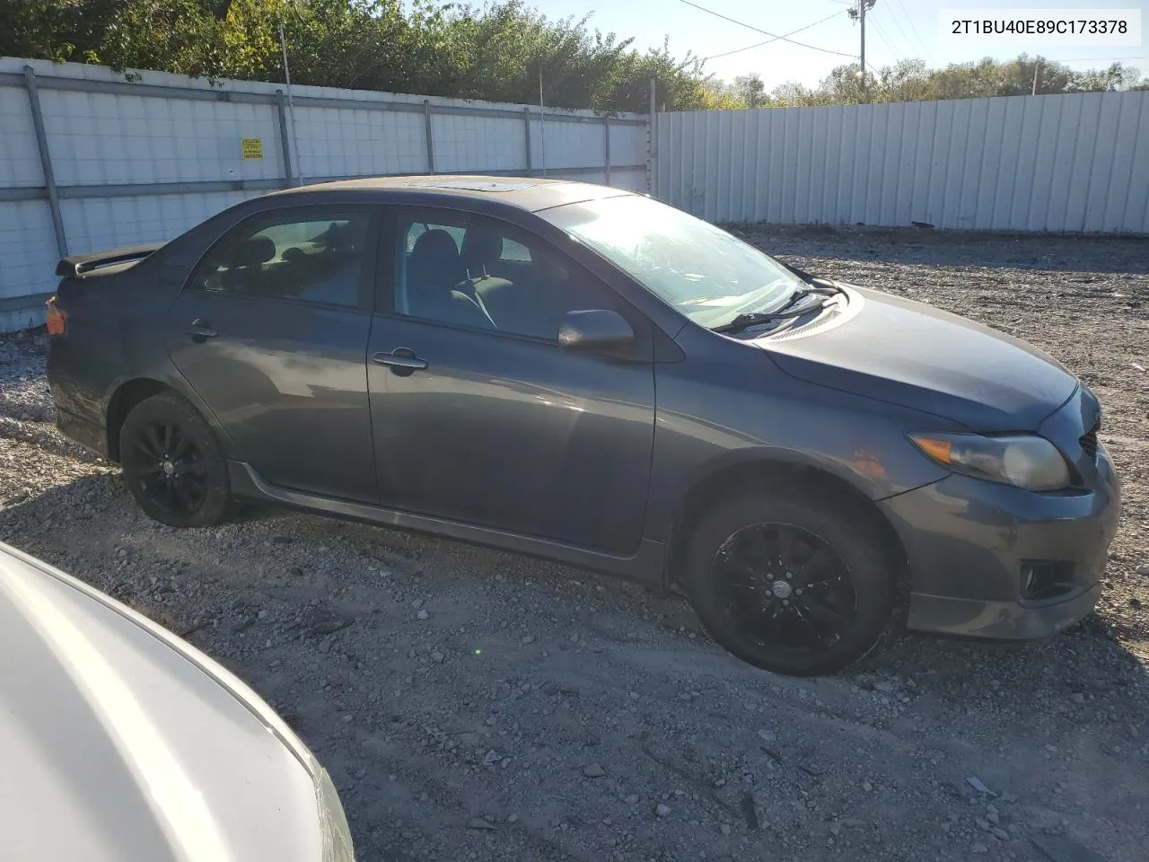 2009 Toyota Corolla Base VIN: 2T1BU40E89C173378 Lot: 73719274