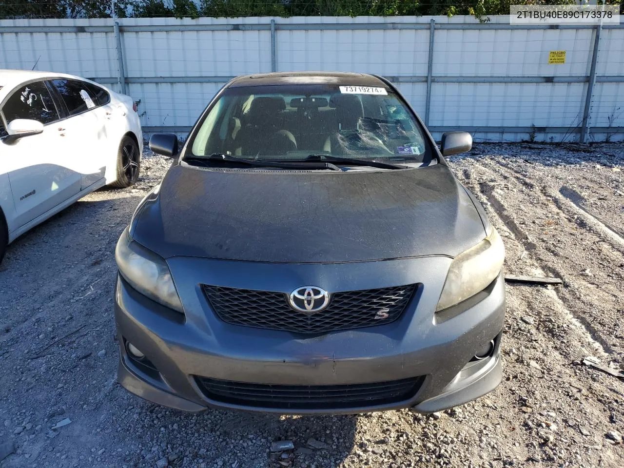 2009 Toyota Corolla Base VIN: 2T1BU40E89C173378 Lot: 73719274