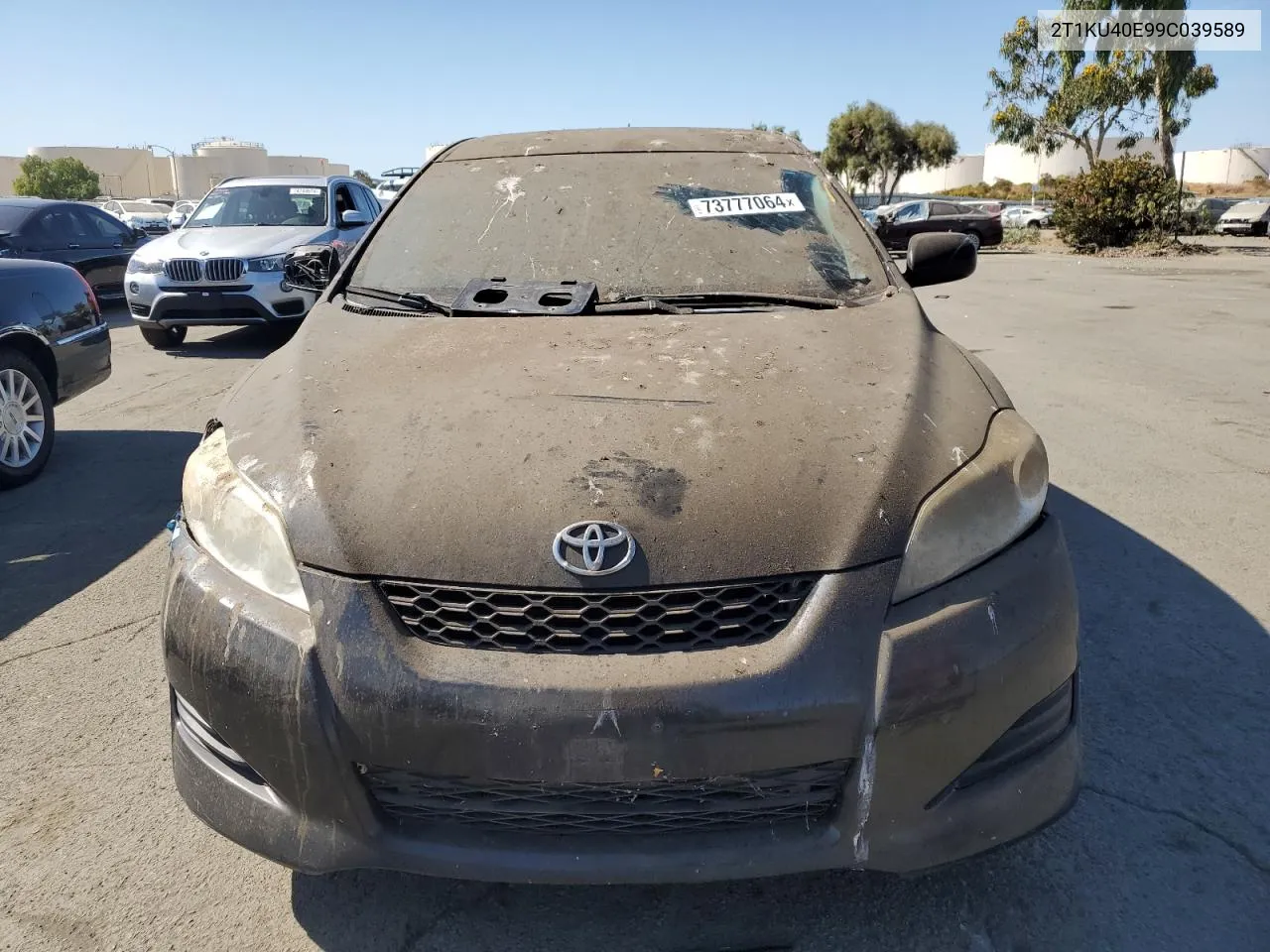 2T1KU40E99C039589 2009 Toyota Corolla Matrix